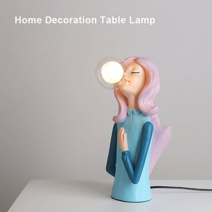 Lighteme Elegant Coffee Girl Table Lamps