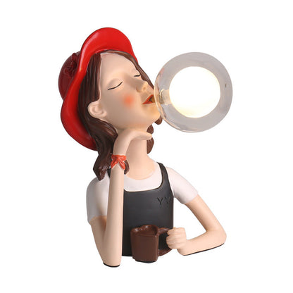 Lighteme Elegant Coffee Girl Table Lamps