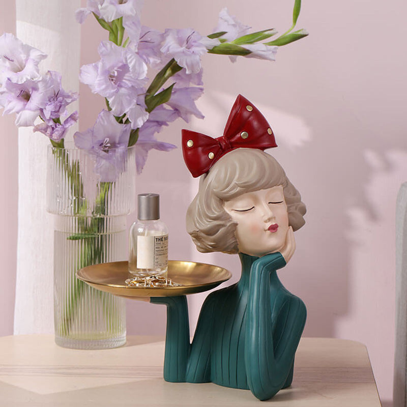 Lighteme Elegant Girl Resin Storage Ornament