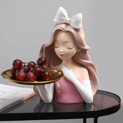 Lighteme Elegant Girl Storage Decoration Ornaments