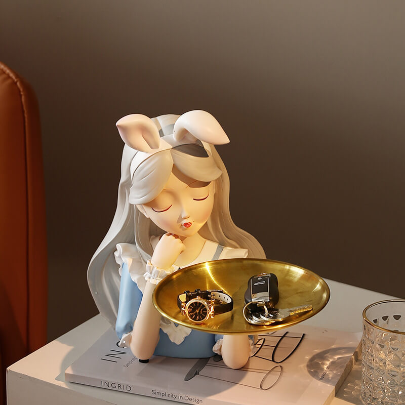 Lighteme Elegant Girl Storage Decoration Ornaments