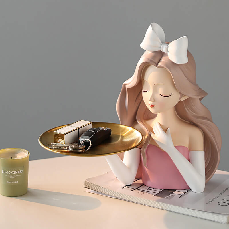 Lighteme Elegant Girl Storage Decoration Ornaments