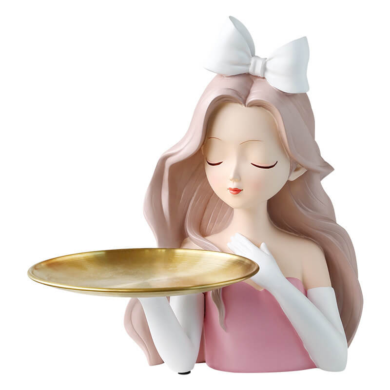 Lighteme Elegant Girl Storage Decoration Ornaments