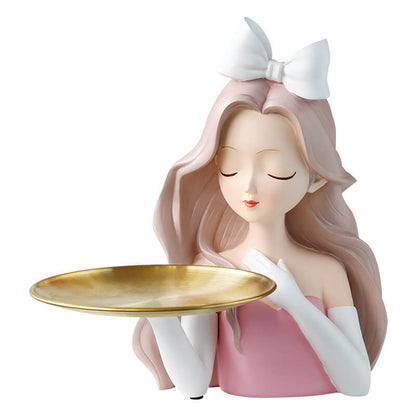 Lighteme Elegant Girl Storage Decoration Ornaments