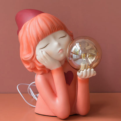 Lighteme Elf Girl Resin Table Lamp