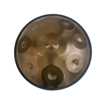 Lighteme Custom Ember Steel High End Handpan Drum 22 Inch 9 10 12 Notes D Minor Hijaz Scale Hang Instrument