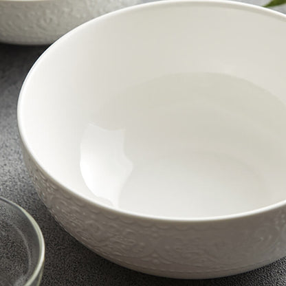 Lighteme Embossed Ceramic Bowl