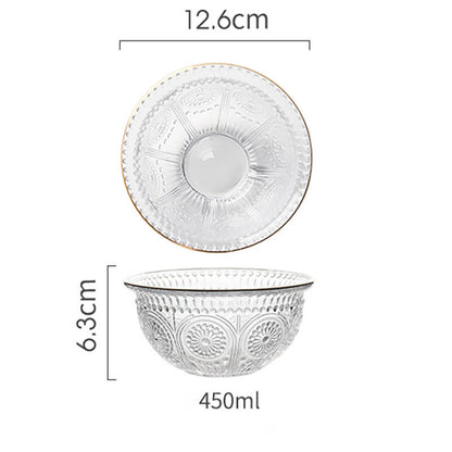 Lighteme Embossed Glass Bowl