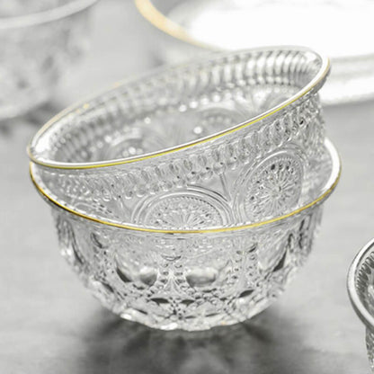 Lighteme Embossed Glass Bowl