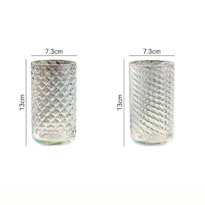 Tasse en verre côtelé gaufré Lighteme