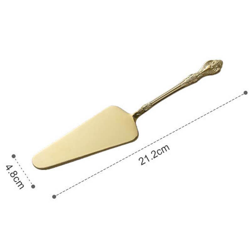 Lighteme Embossed Stainless Steel Cake Spatula