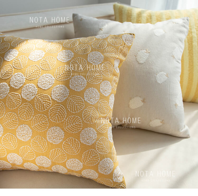Lighteme Embroidered Throw Pillow Cover