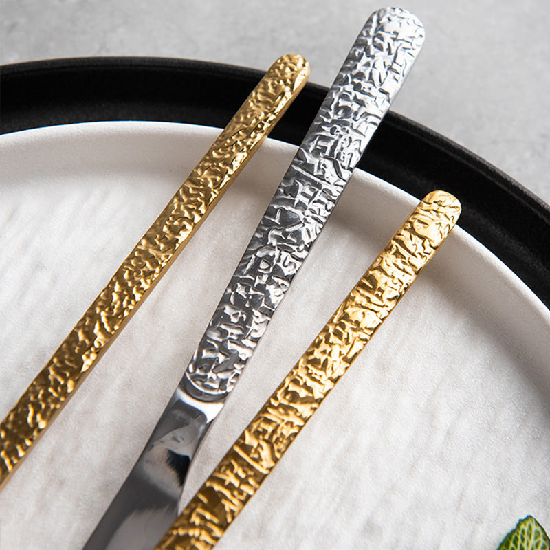 Lighteme Exquisite Embossed Flatware 3Pcs Set