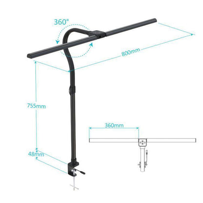 Lighteme Eye Protection Clip Desk Lamp