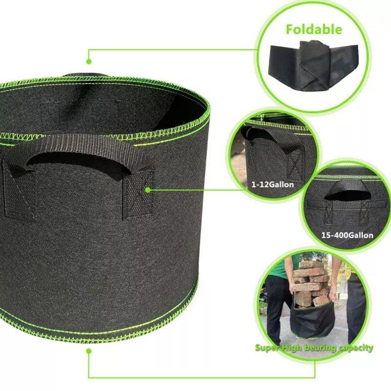 Lighteme Micro belüfteter Pflanzsack aus Geotextil 
