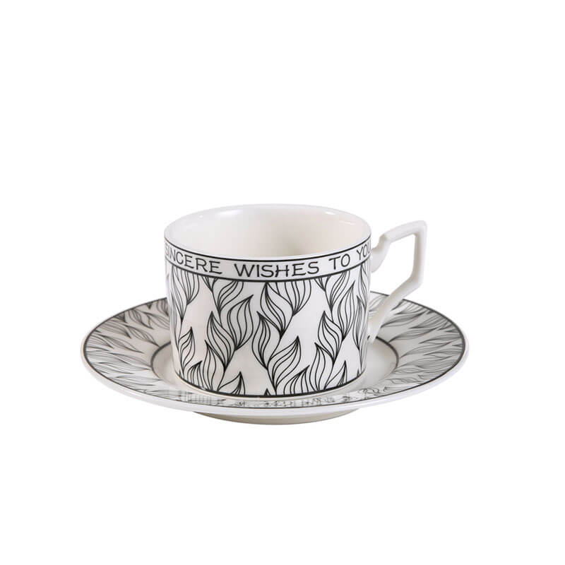 Lighteme Fashion Coffee Cup And Saucer Set