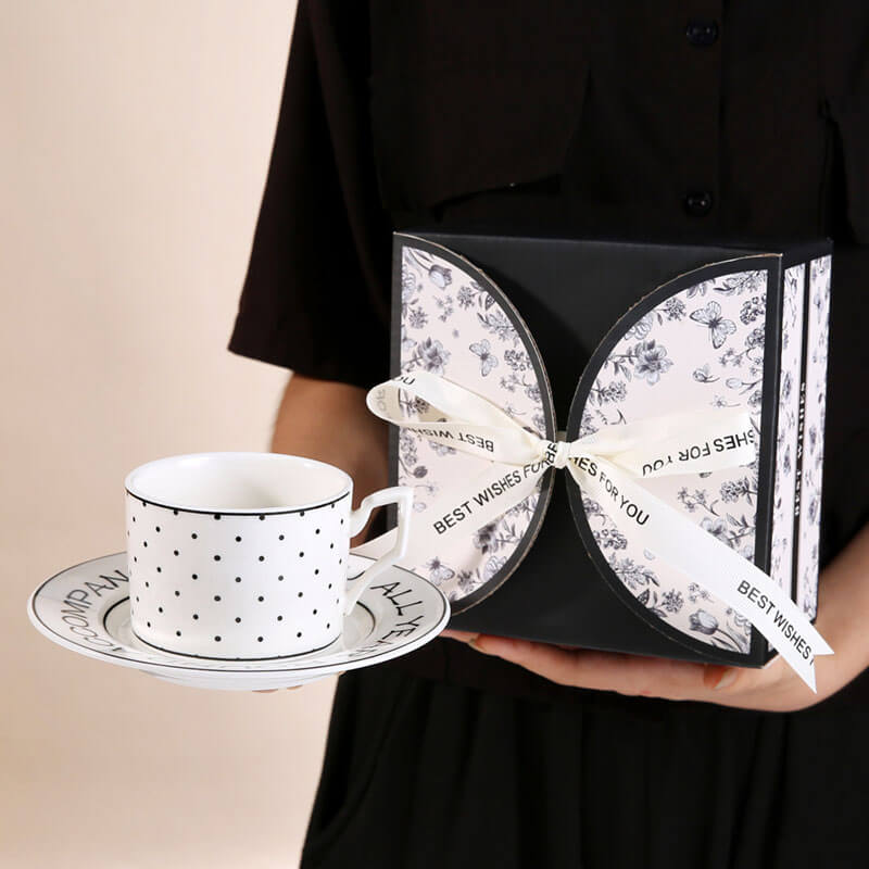 Lighteme Fashion Coffee Cup And Saucer Set