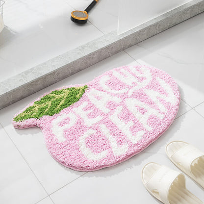 Lighteme Flocked Moss Bathroom Rug