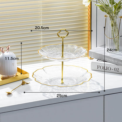 Lighteme Flower-Shaped Multi-Layer Dessert Stand