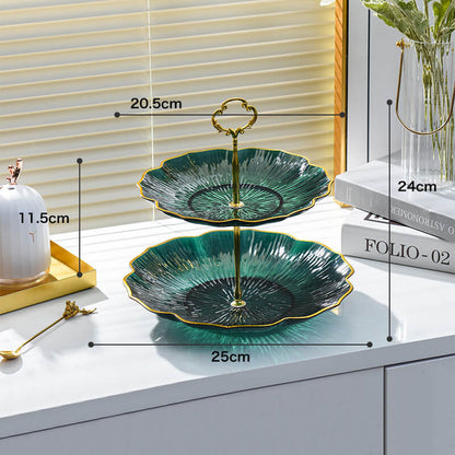 Lighteme Flower-Shaped Multi-Layer Dessert Stand