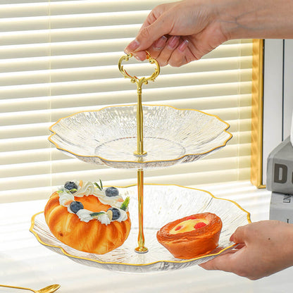 Lighteme Flower-Shaped Multi-Layer Dessert Stand