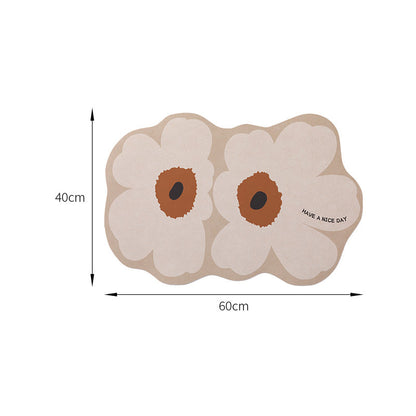Tapis de bain Lighteme Flower Diatom Mud