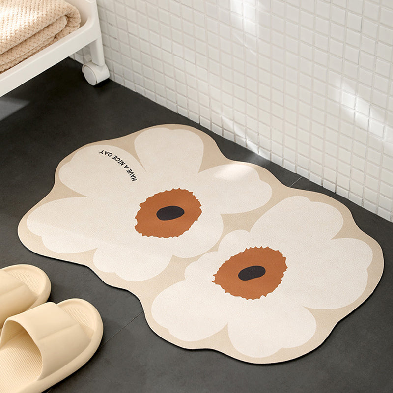 Tapis de bain Lighteme Flower Diatom Mud