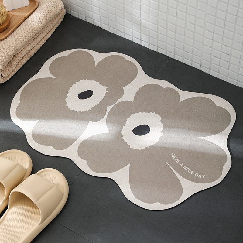 Tapis de bain Lighteme Flower Diatom Mud
