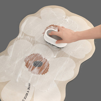 Tapis de bain Lighteme Flower Diatom Mud