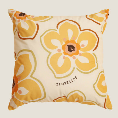 Lighteme Flower Pattern Throw Pillow Cover