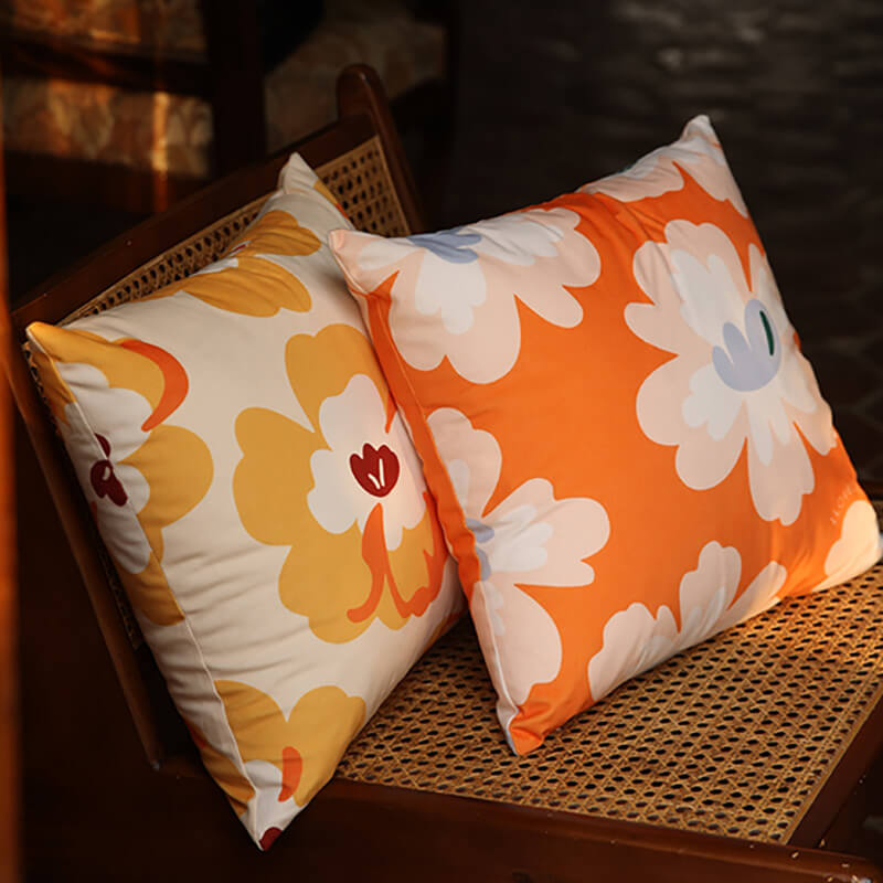 Lighteme Flower Pattern Throw Pillow Cover