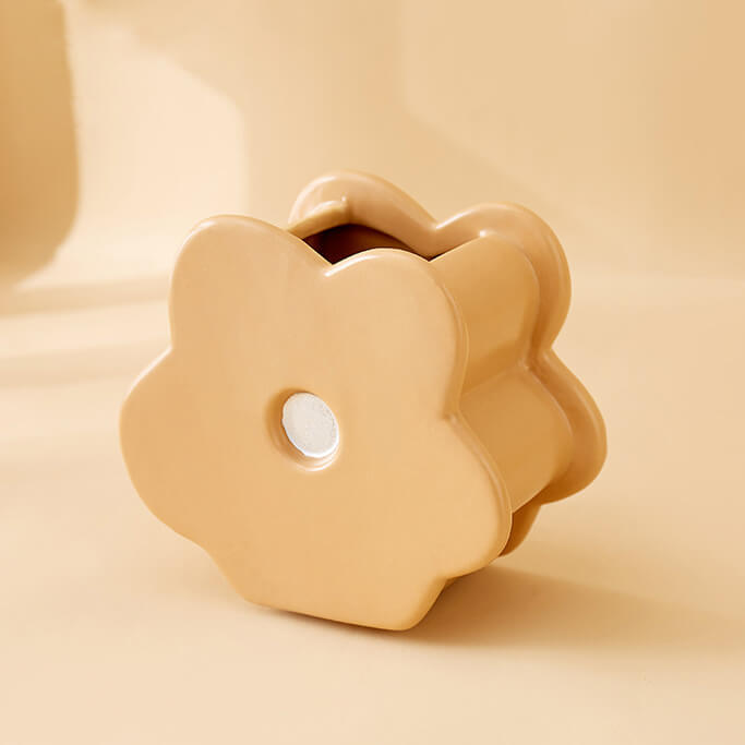 Lighteme Spring Flower Shape Ceramic Vase