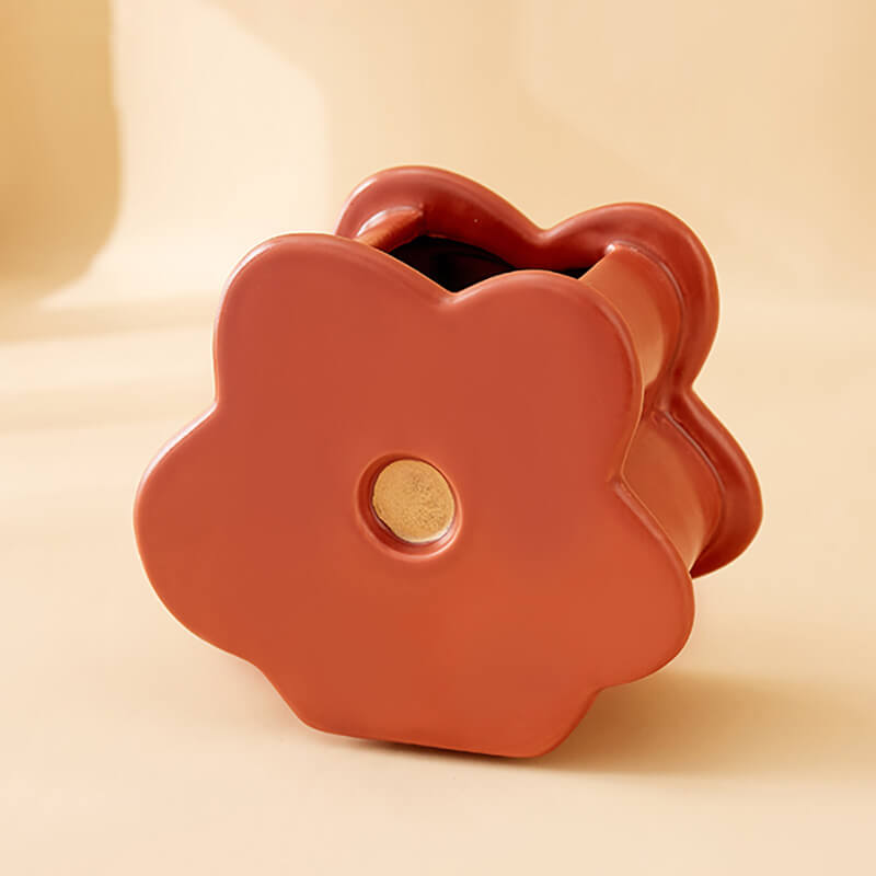 Lighteme Spring Flower Shape Ceramic Vase