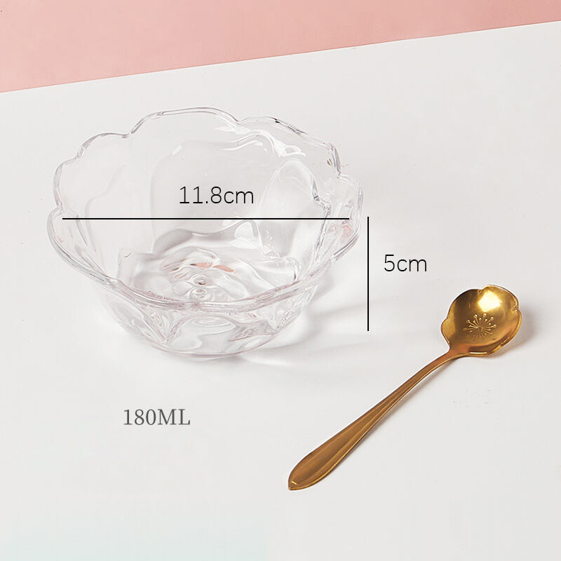 Lighteme Flower Shaped Glass Bowl