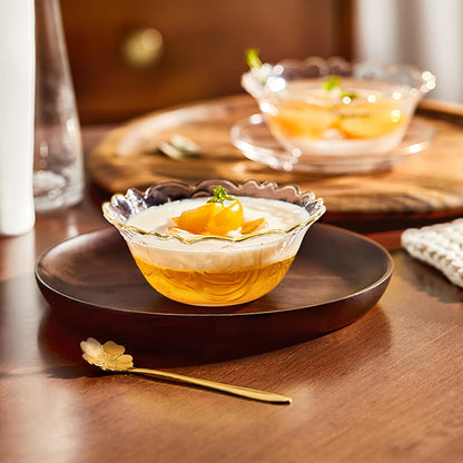 Lighteme Flower Shaped Glass Bowl