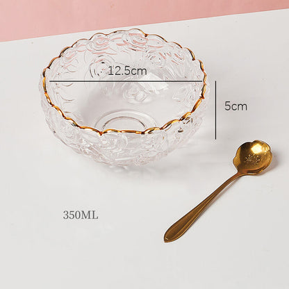 Lighteme Flower Shaped Glass Bowl