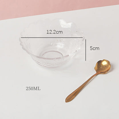 Lighteme Flower Shaped Glass Bowl