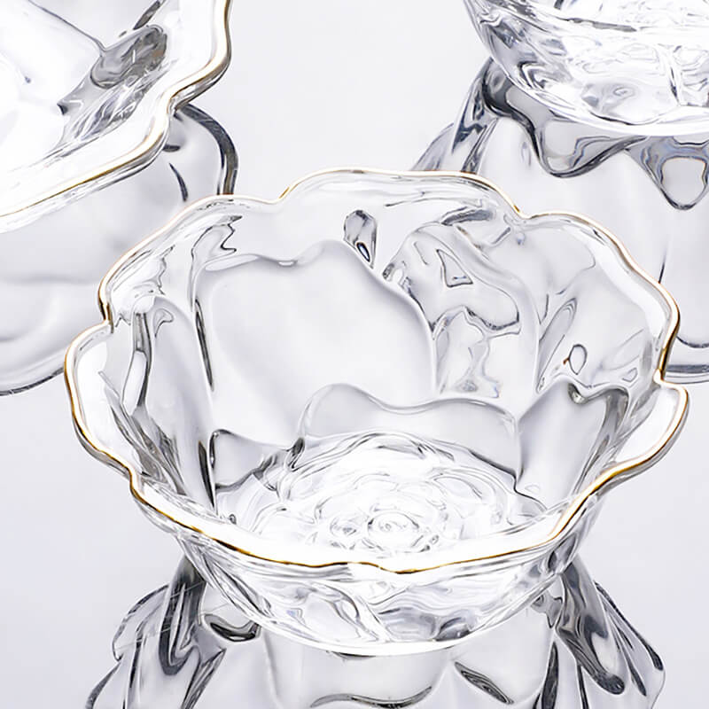 Lighteme Flower Shaped Glass Bowl