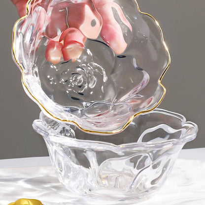 Lighteme Flower Shaped Glass Bowl