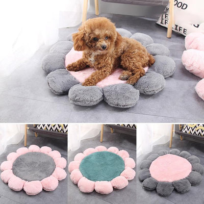 Lighteme  Flower Shape Fine Plush Pet Mat Pad (3 colors & 2 sizes)