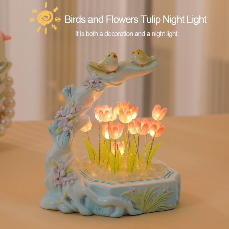 Lighteme Flower&Bird Tulip Night Light