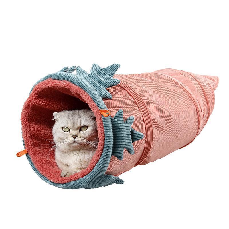 Lighteme Foldable Vegetable Shape Cat Tunnel (3 colors)