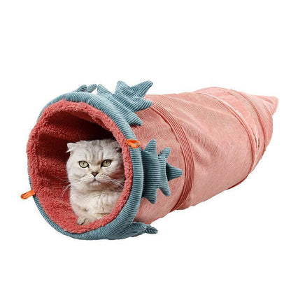 Lighteme Foldable Vegetable Shape Cat Tunnel (3 colors)