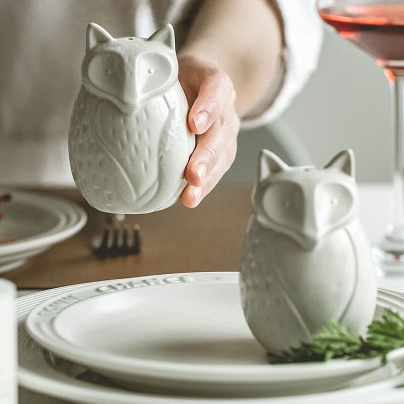 Lighteme Fox Ceramic Pepper Shaker