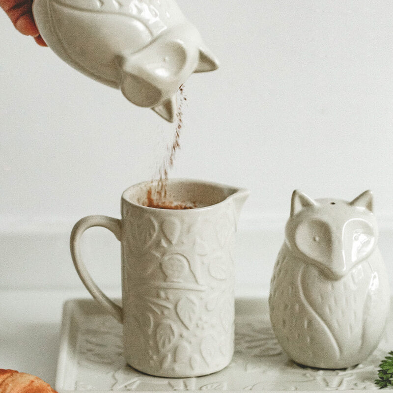 Lighteme Fox Ceramic Pepper Shaker