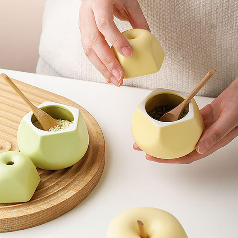 Lighteme Fruit Shape Ceramic Seasoning Jar