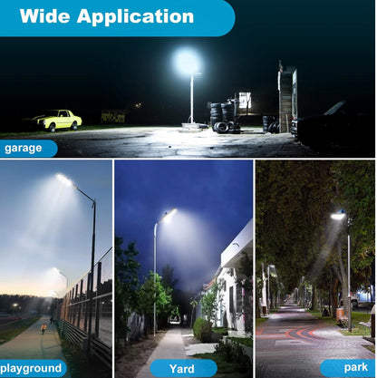 Lighteme 250W LED Hard Wire Electric Parking Lot Lights 30000LM: Dusk to Dawn Outdoor Street Lighting, Commercial Area Security Light with IP65 Waterproof 6500K