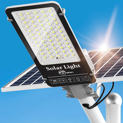 Lighteme 1600W Commercial Solar Street Lights Outdoor Waterproof 160000LM Dusk to Dawn