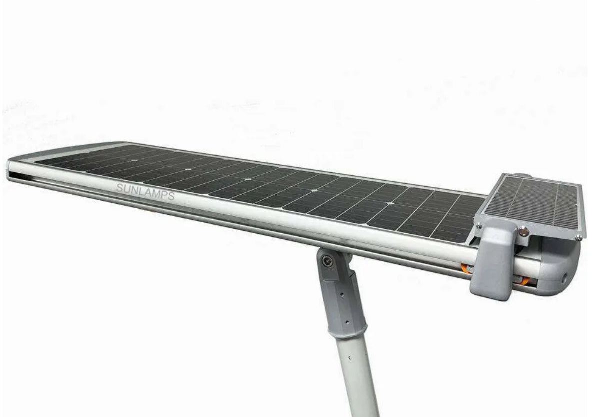 Lighteme 10,000W Commercial Solar street light All In One 6500K-Self Cleaning