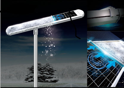 Lighteme 2400w Self Cleaning Solar Street Light Diecast Aluminum